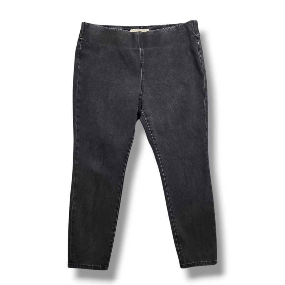 Soft Surroundings Skinny Jeans Womens Large Petite Worn Elastic Ultimate Denim‎